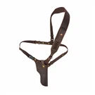 গোলাবারুদ ধারক কাঁধের স্ট্র্যাপ সহ চামড়ার বুকের রিগ পিস্তল হোলস্টার