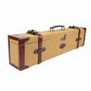 28"~32" ক্লাসিক ক্যানভাস লেদার একক শটগান মোটর কেস W/Lock